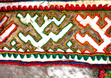 Mozaični vzorec na krznu
